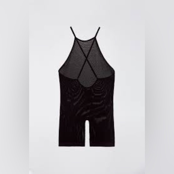 Zara Seamless Perforated Jumpsuit Size XL - Picture 6 of 6